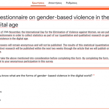 DATAWO Survey about gender-based violence